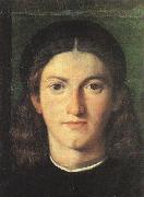 Lorenzo Lotto Head of a Young Man ff oil